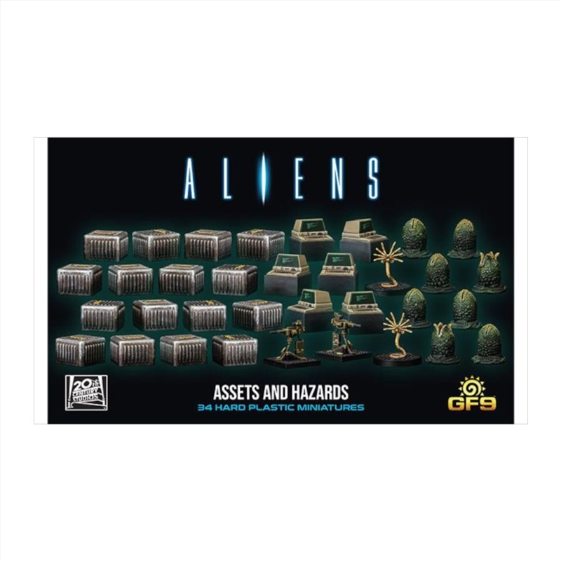 Aliens - Assets and Hazards [34 Hard Plastic Minatures]/Product Detail/Board Games