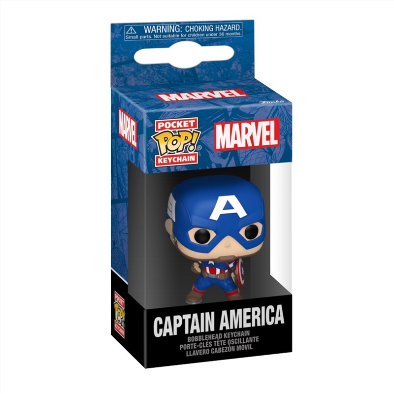 Marvel Comics - Captain America New Classics Pop! Keychain/Product Detail/Pop Vinyl Keychains