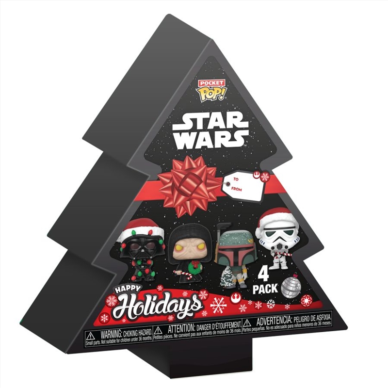 Star Wars - Holiday Tree Box Pocket Pop! 4-Pack/Product Detail/Funko Collections