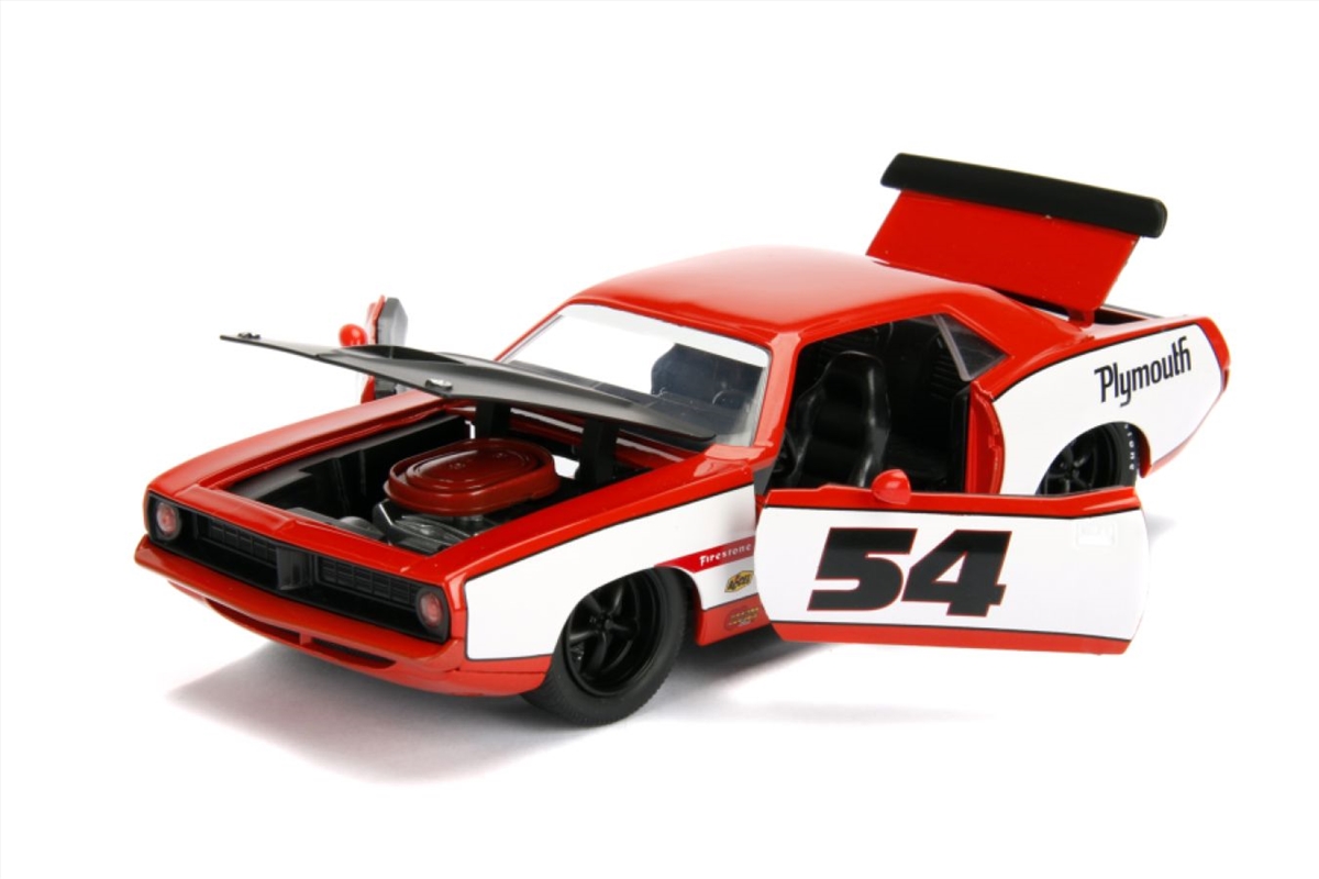 Big Time Muscle - 1973 Plymouth Barracuda 1:24 Scale Diecast Vehicle/Product Detail/Figurines