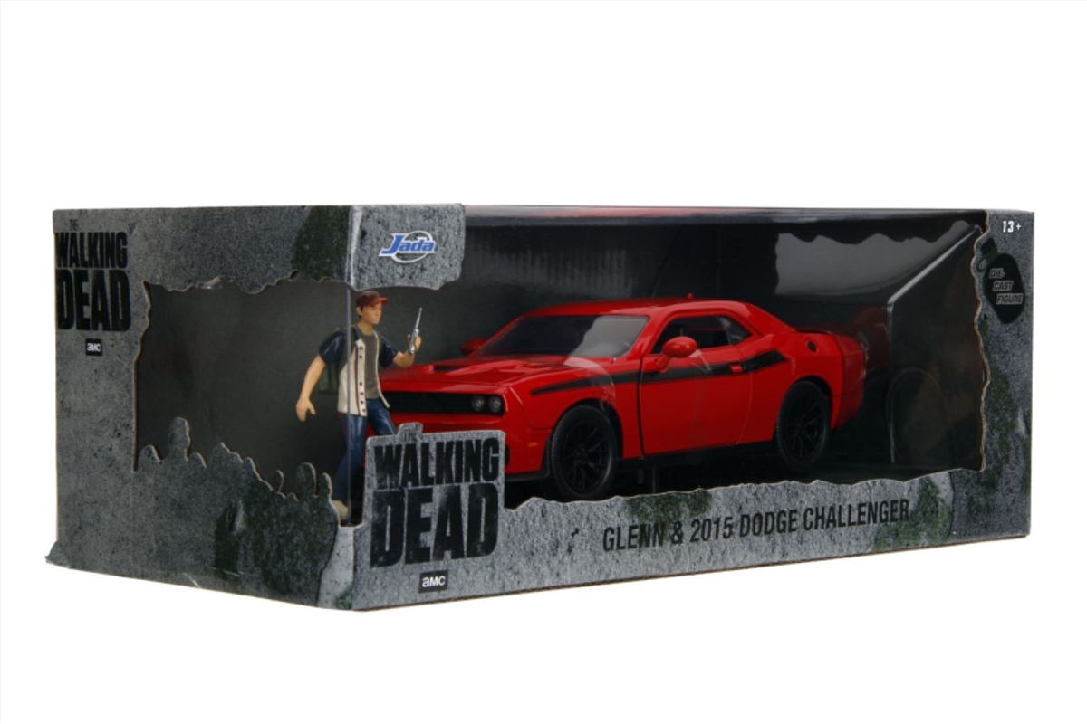 The Walking Dead - Glenn with 2015 Dodge Challenger 1:24 Scale Diecast Vehicle Set/Product Detail/Figurines