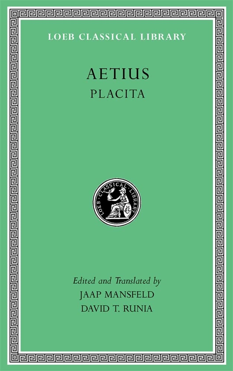 Placita (Loeb Classical Library)/Product Detail/Literature & Poetry