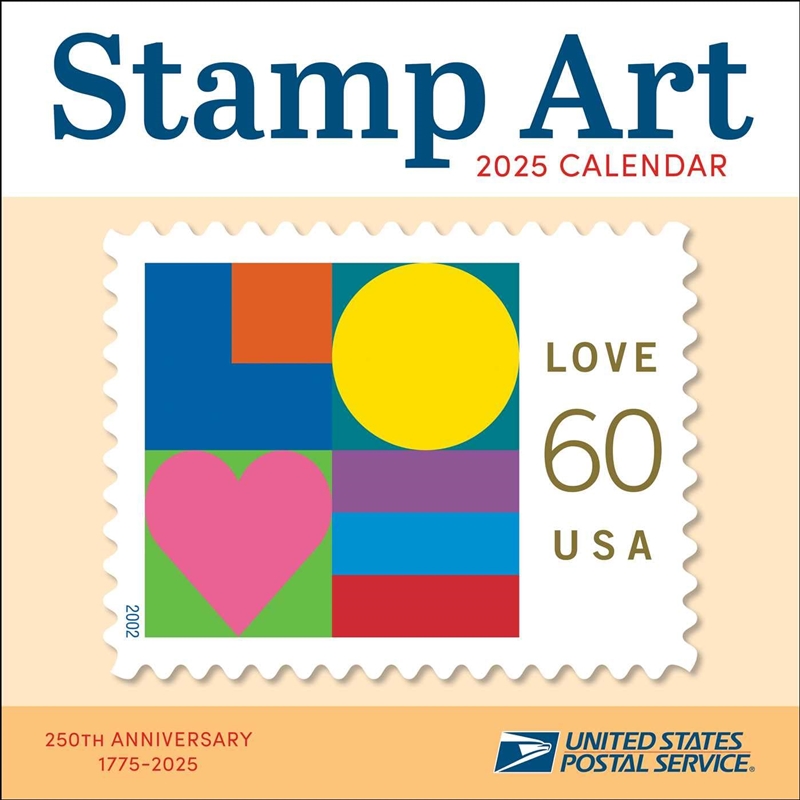 United States Postal Service Stamp Art 2025 Wall Calendar/Product Detail/Calendars & Diaries