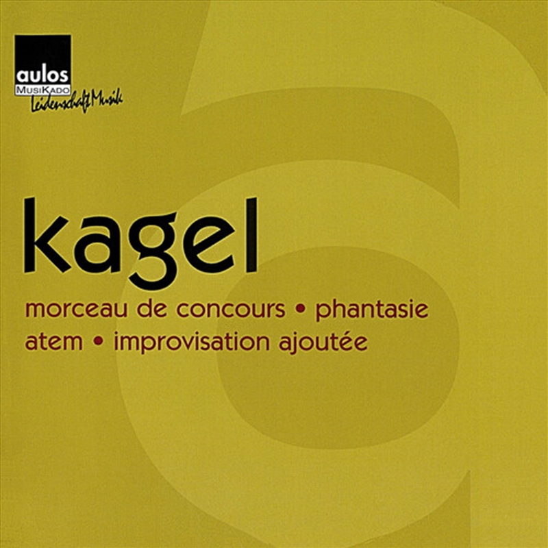 Kagel: A/Product Detail/Classical