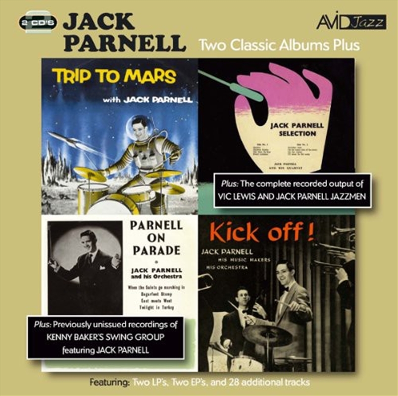 Two Classic Albums Plus Two Eps - Trip To Mars / Jack Parnell Selection / Parnell On Parade / Kick O/Product Detail/Jazz