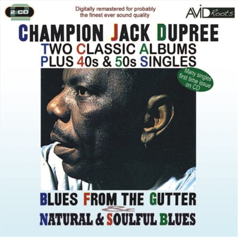 Two Classic Albums Plus 40S & 50S Singles - Blues From The Gutter / Natural & Soulful Blues/Product Detail/Blues