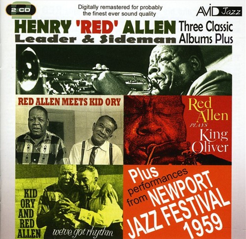 Three Classic Albums Plus - Red Allen Meets Kid Ory / Weve Got Rhythm / Red Allen Plays King Oliver/Product Detail/Jazz