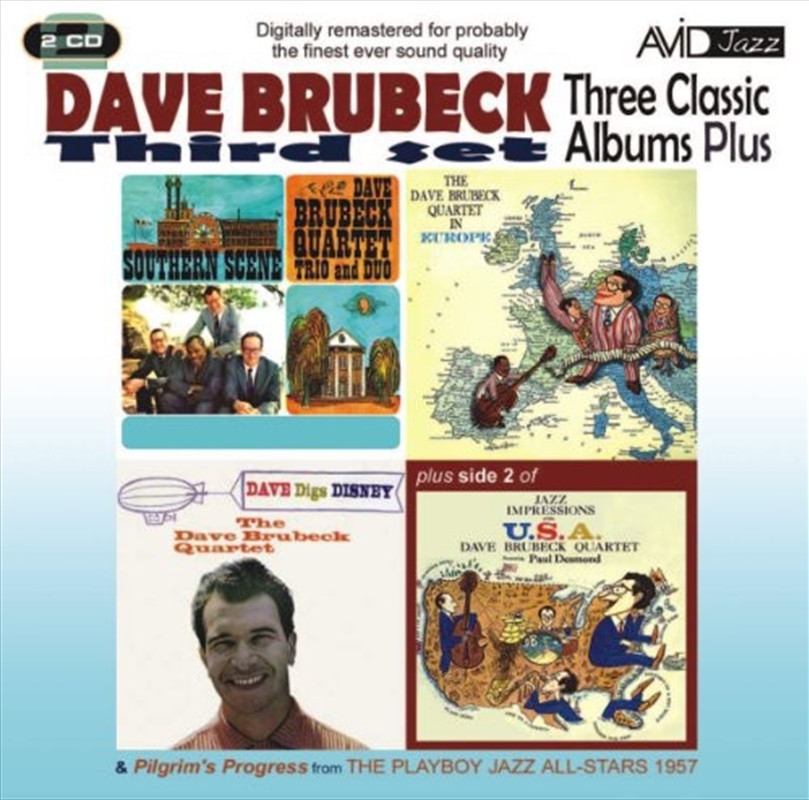 Three Classic Albums Plus - Dave Digs Disney / Southern Scene / The Dave Brubeck Quartet In Europe/Product Detail/Jazz