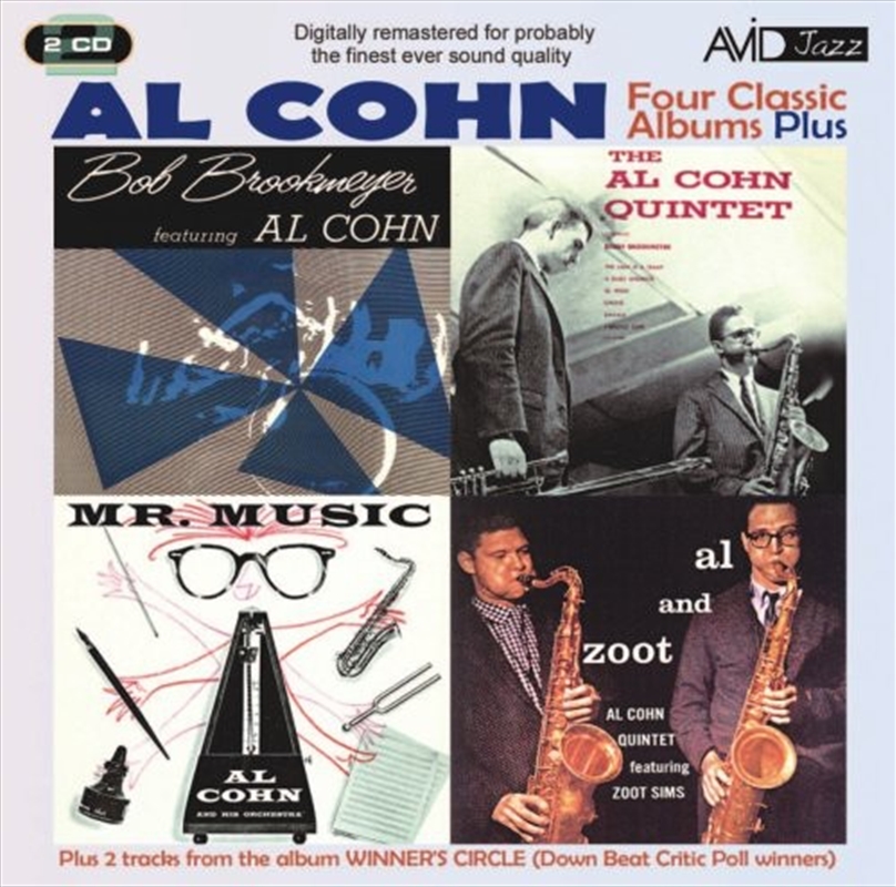 Four Classic Albums Plus - Mr Music / Al Cohn Quintet Ft Bob Brookmeyer / Al & Zoot / Bob Brookmeyer/Product Detail/Jazz