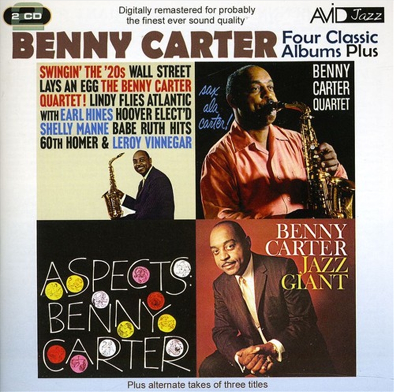 Four Classic Albums Plus - Benny Carter, Jazz Giant / Swingin The 20s / Sax Ala Carter! / Aspects/Product Detail/Jazz