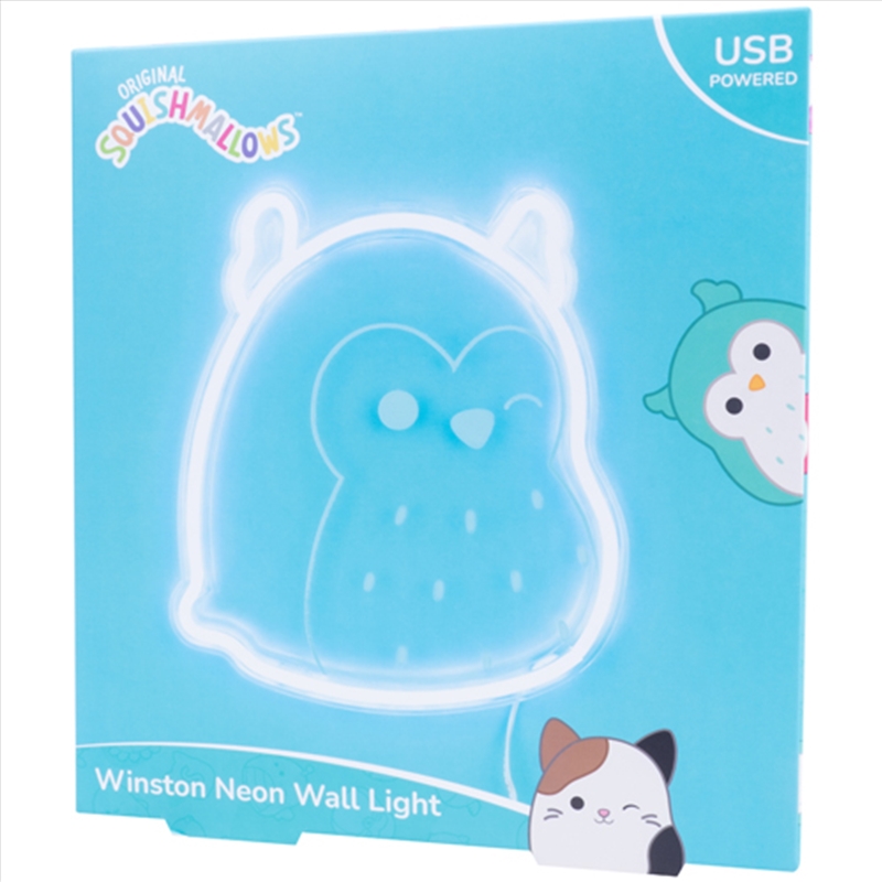 Squishmallows Neon Wall Light - Winston The Owl/Product Detail/Lighting