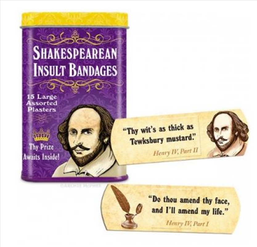 Archie McPhee - Shakespearean Insult Bandages/Product Detail/Accessories