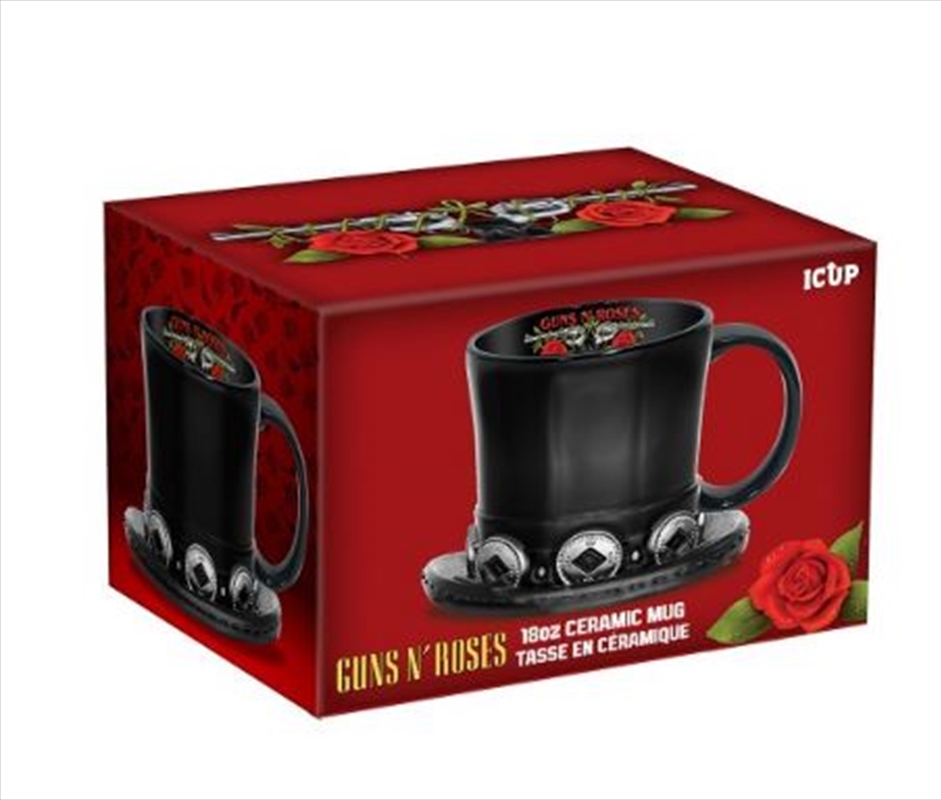 Guns N' Roses - Slash's Top Hat Molded Mug (18oz)/Product Detail/Mugs