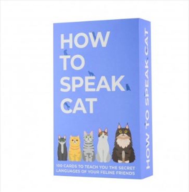 How to Speak Cat/Product Detail/Card Games