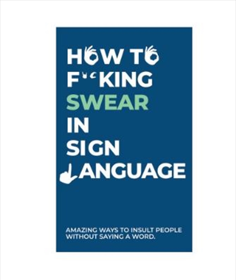 How To Swear In Sign Language/Product Detail/Card Games