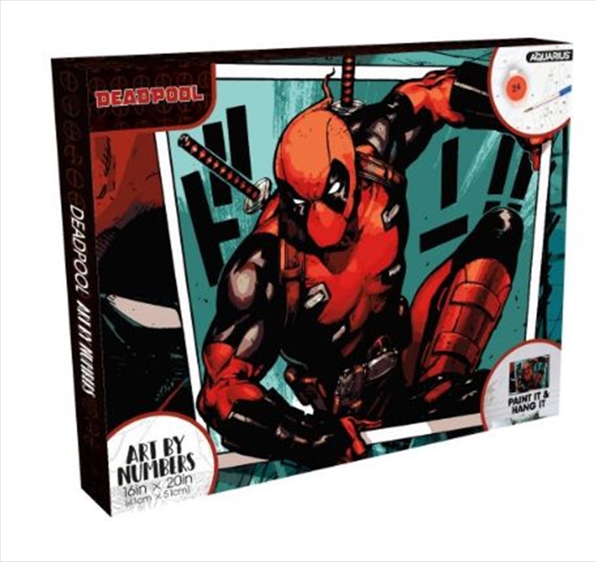 Marvel Deadpool Art x Numbers/Product Detail/Arts & Craft