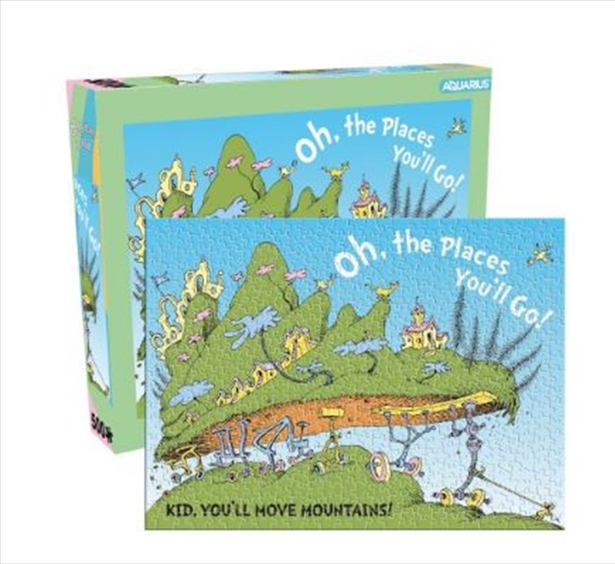 Oh, The Places You'll Go! Dr Seuss 500pc Puzzle/Product Detail/Jigsaw Puzzles