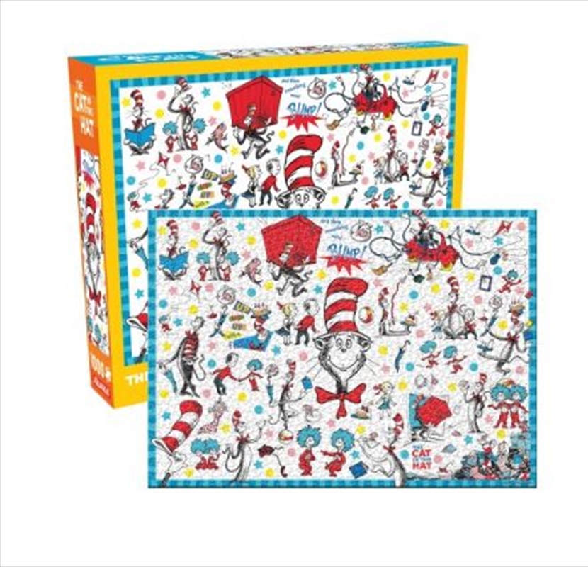 The Cat in the Hat - Collage 1000pc Puzzle/Product Detail/Jigsaw Puzzles