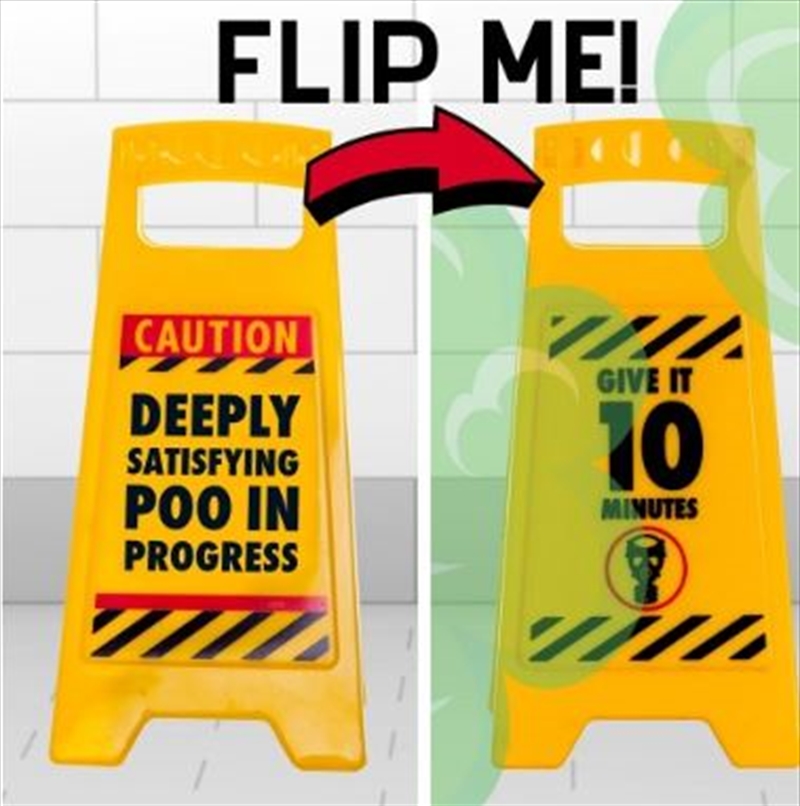 Boxer Gifts - Satisfying Poo Desk Warning Sign/Product Detail/Stationery