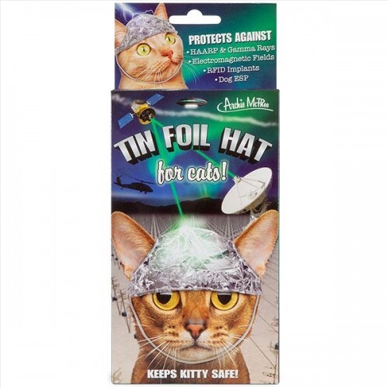 Archie McPhee - Cat Tin Foil Hat/Product Detail/Toys