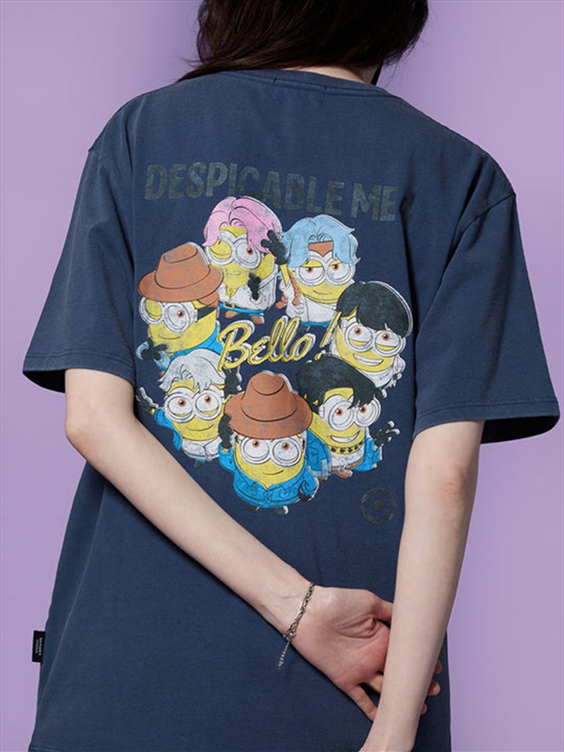 Bts - Bts X Dm4 Official Md Short Sleeve T-Shirt Blue M/Product Detail/KPOP Merch