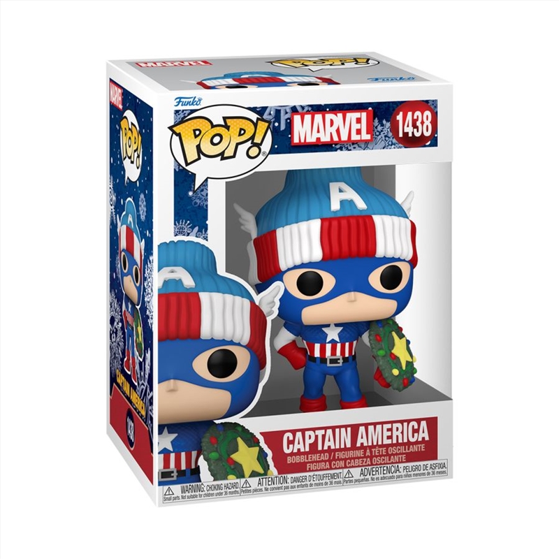 Marvel Comics - Captain America Holiday Pop! Vinyl/Product Detail/Standard Pop Vinyl