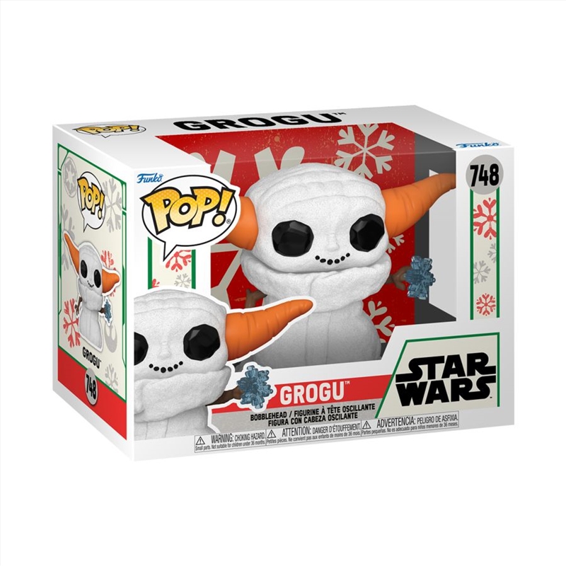 Star Wars: The Mandolorian -Grogu Snowman Holiday Pop! Vinyl/Product Detail/TV