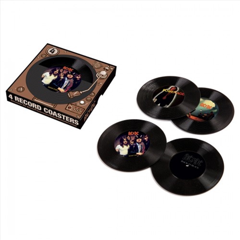 Ac/Dc- 45 Record Coasters/Product Detail/Novelty