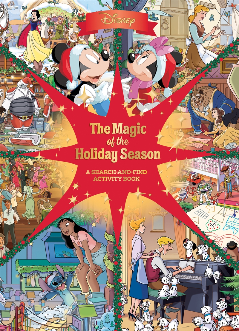 The Magic of the Holiday Season: A Search-And-Find Activity Book (Disney)/Product Detail/Kids Activity Books