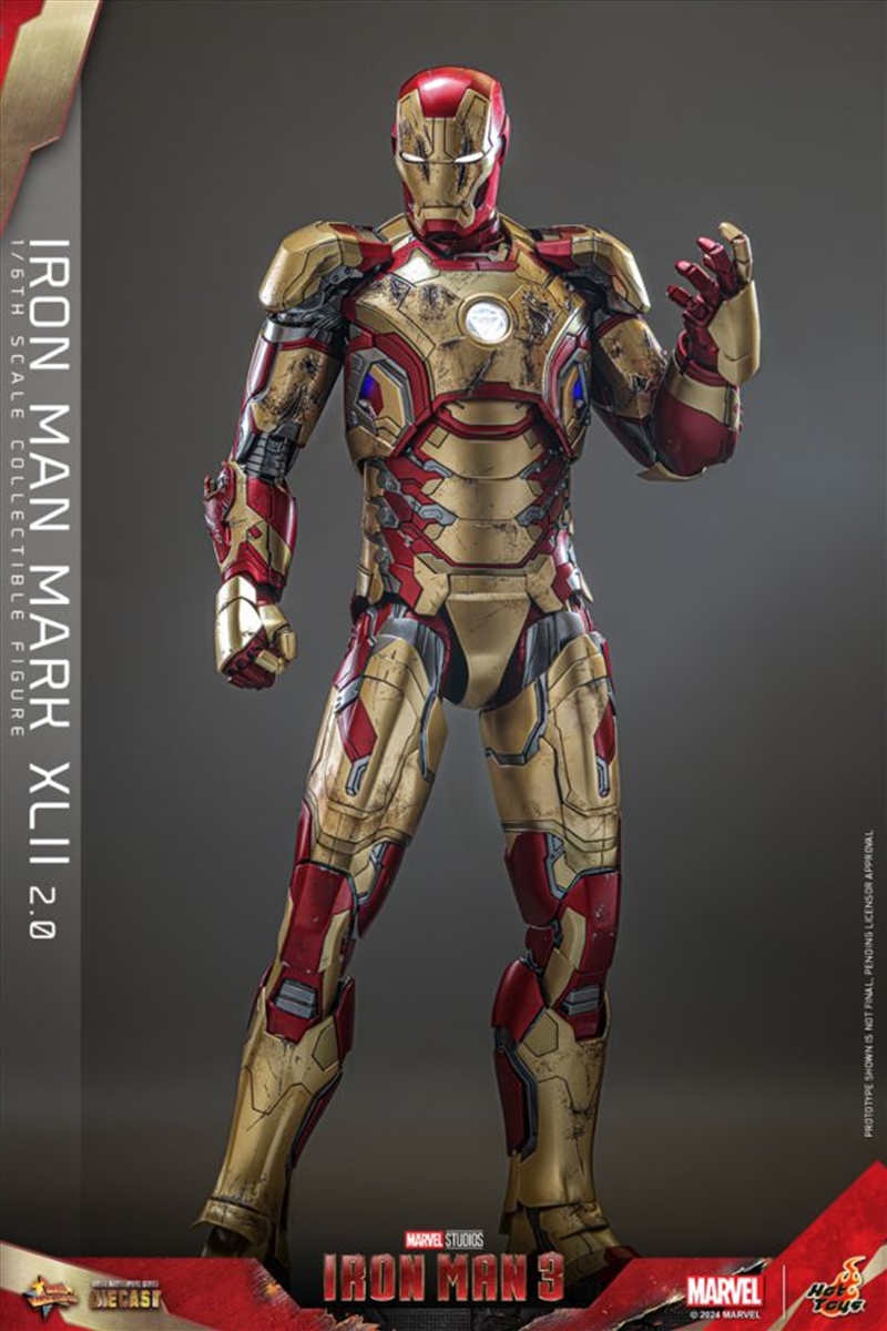 Iron Man 3 - Iron Man Mk 42 (2.0) 1:6 Scale Collectable Action Figure/Product Detail/Figurines