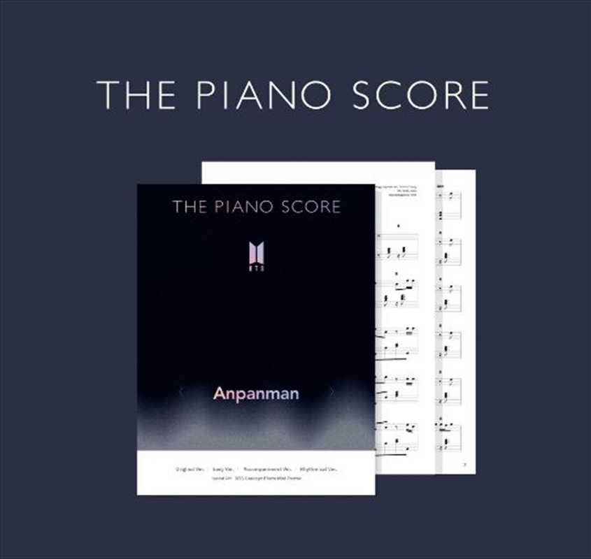 Bts - The Piano Score : Anpanman/Product Detail/KPOP Merch