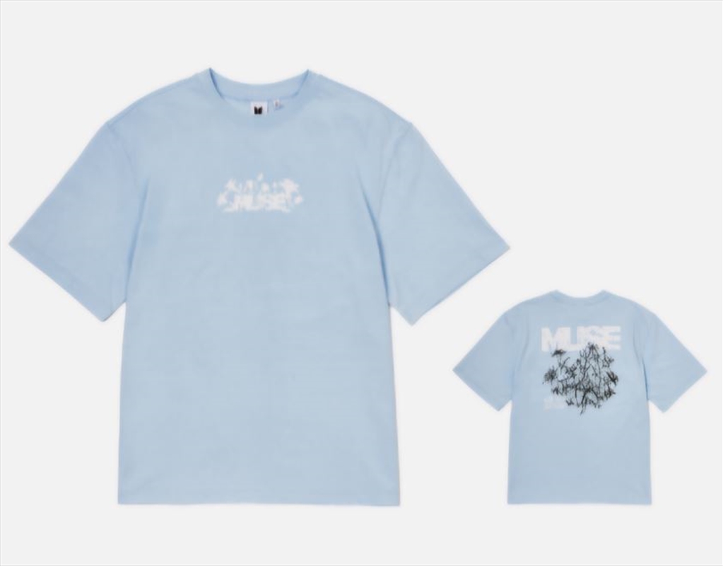 [2ND PRE-ORDER] BTS JIMIN - Smeraldo Garden Official Md S/S T-Shirt Light Blue SMALL/Product Detail/KPOP Merch