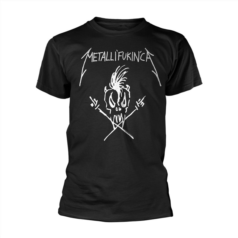 Metallica - Metallifukinca: Black: Large Tshirt/Product Detail/Shirts