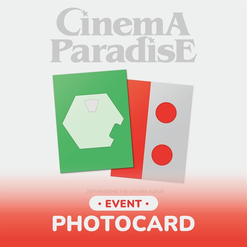 Zerobaseone - Cinema Paradise The 4Th Mini Album Withmuu Gift Photobook Random/Product Detail/World