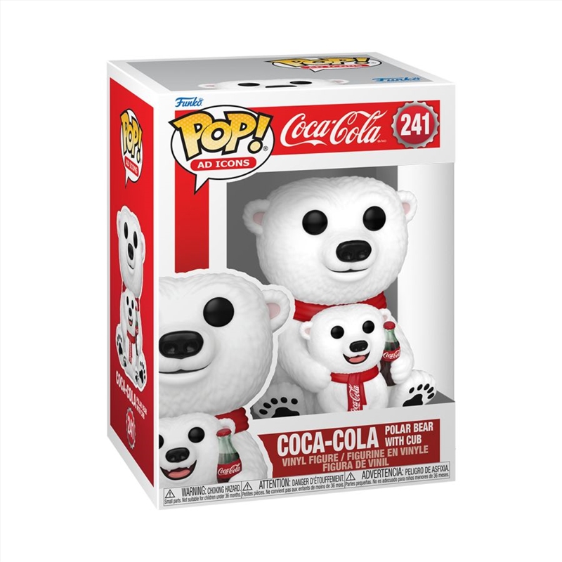 Coca-Cola - Polar Bear with Cub Pop! Vinyl/Product Detail/Standard Pop Vinyl