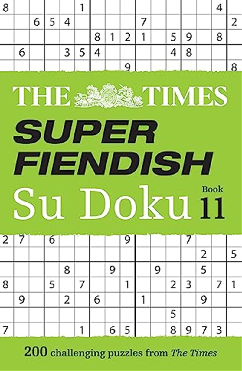 The Times Super Fiendish Su Doku Book 11: 200 challenging puzzles/Product Detail/Adults Activity Books