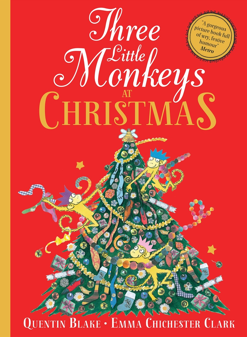 Three Little Monkeys At Christmas/Product Detail/Early Childhood Fiction Books