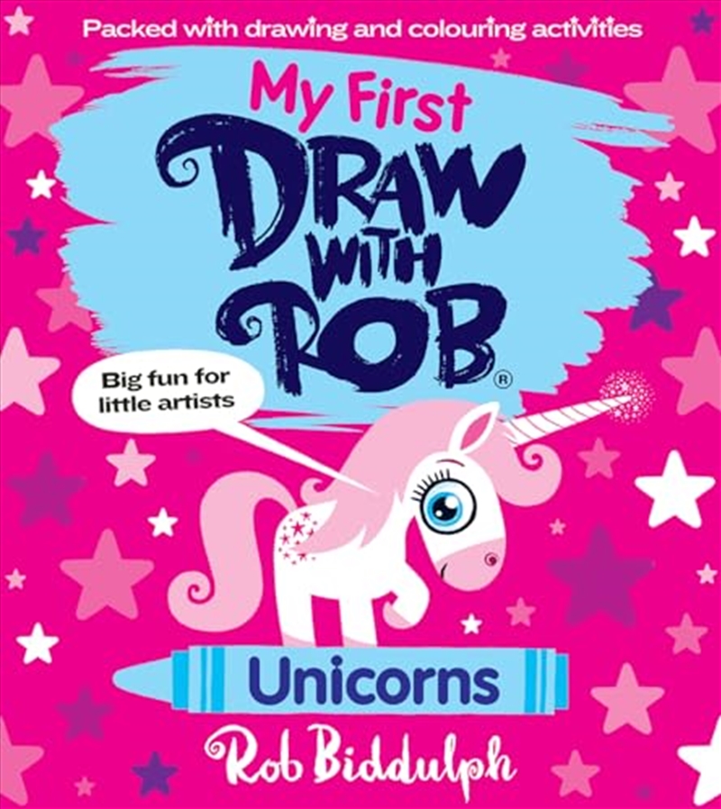 First Draw With Rob - Unicorns/Product Detail/Kids Activity Books