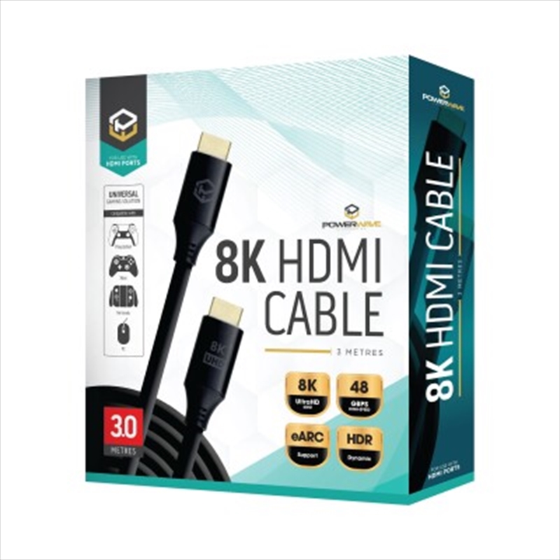 Powerwave 3M 8K HDMI Cable/Product Detail/Consoles & Accessories