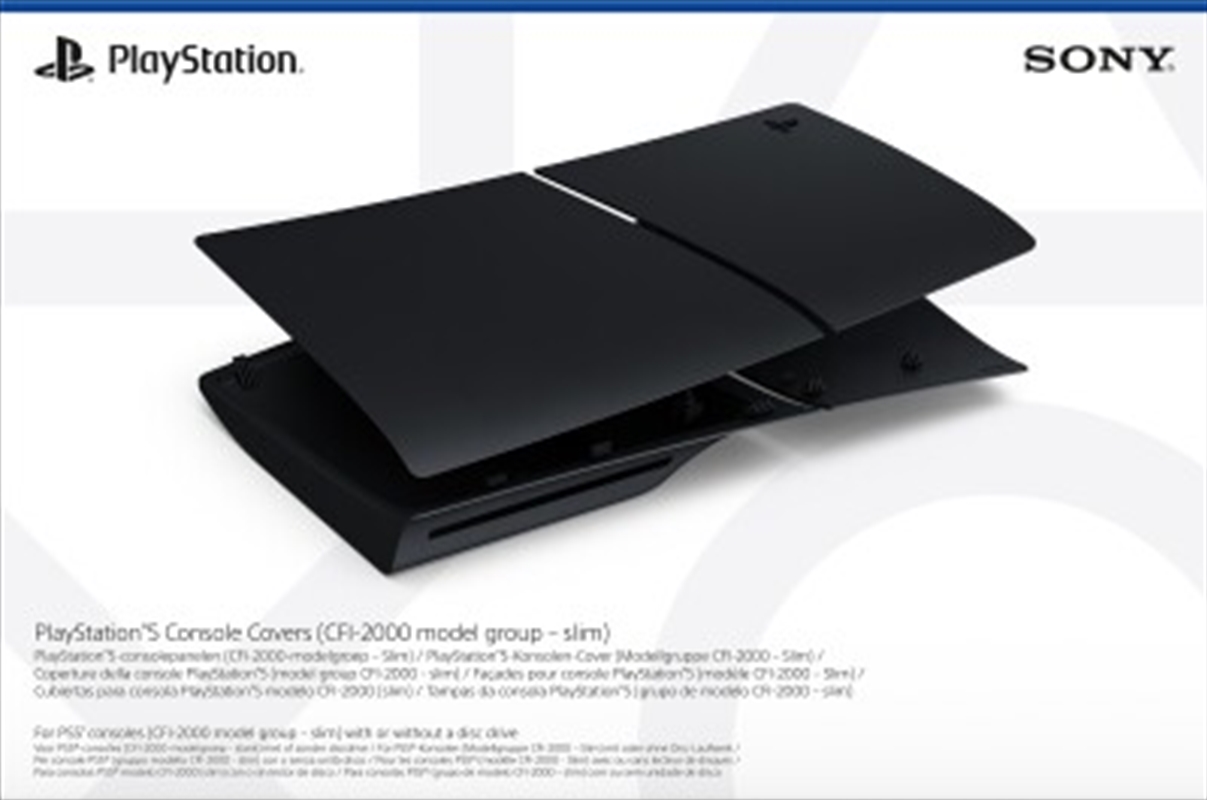 PlayStation 5 Console Covers Slim Midnight Black/Product Detail/Consoles & Accessories