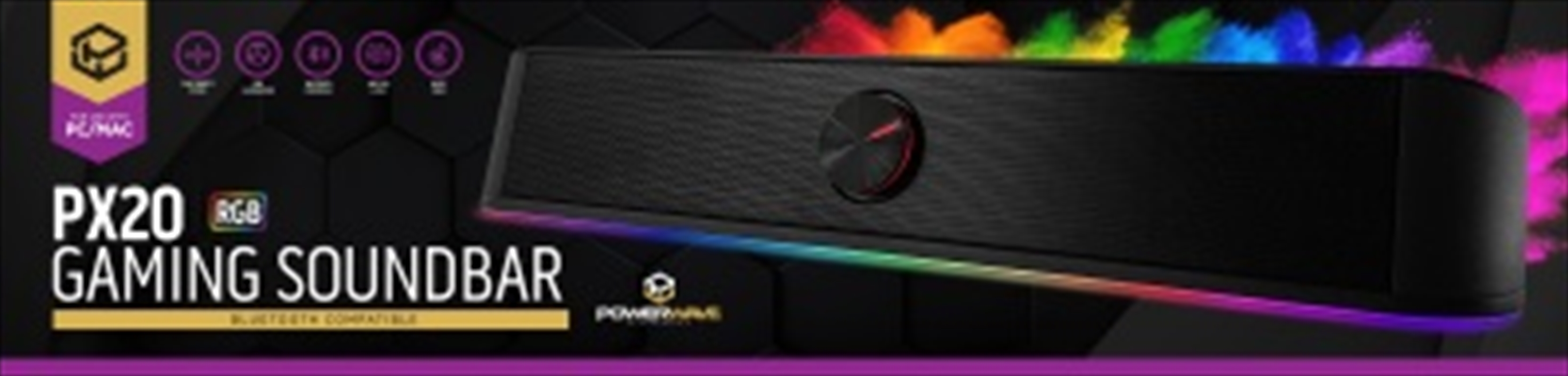 Powerwave PC PX20 RGB Gaming Soundbar/Product Detail/Consoles & Accessories