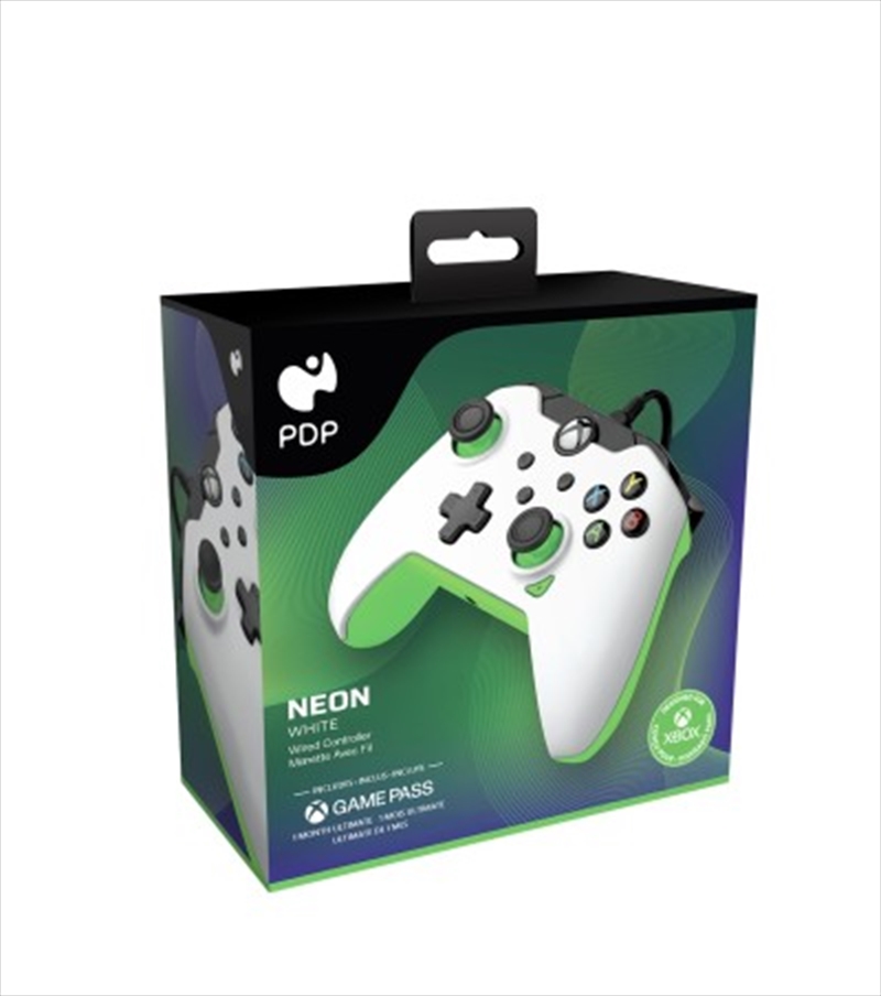 PDP Xbox Series X Wired Controller Neon White Green/Product Detail/Consoles & Accessories