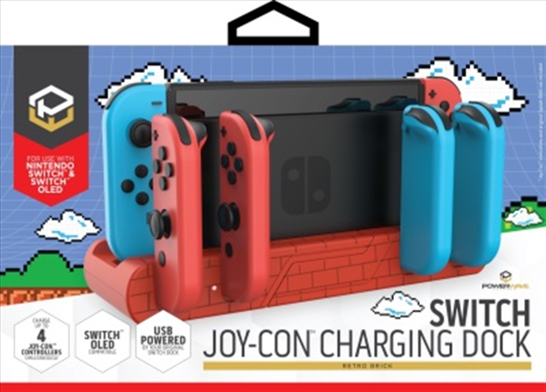 Powerwave Switch Joy-Con Charging Dock Retro Bricks/Product Detail/Consoles & Accessories