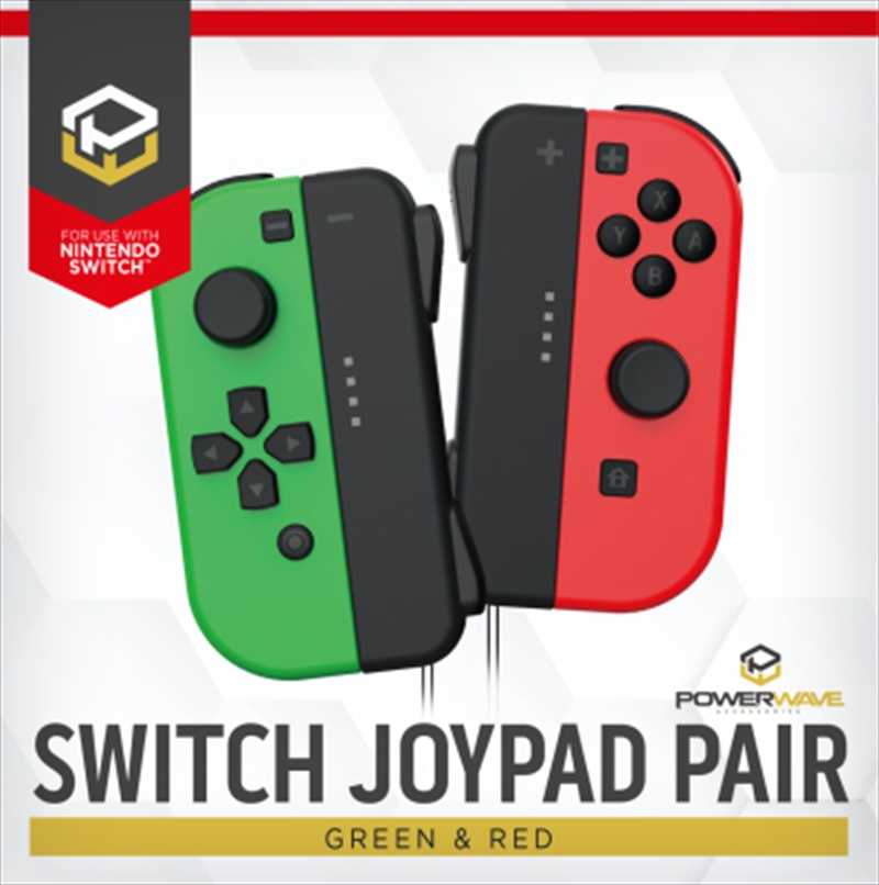 Powerwave Switch Joypad Green and Red/Product Detail/Consoles & Accessories