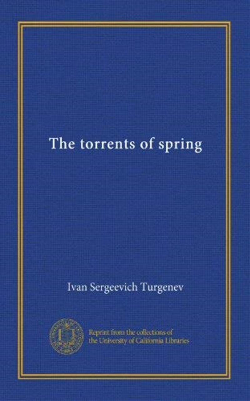 Torrents Of Spring/Product Detail/General Fiction Books