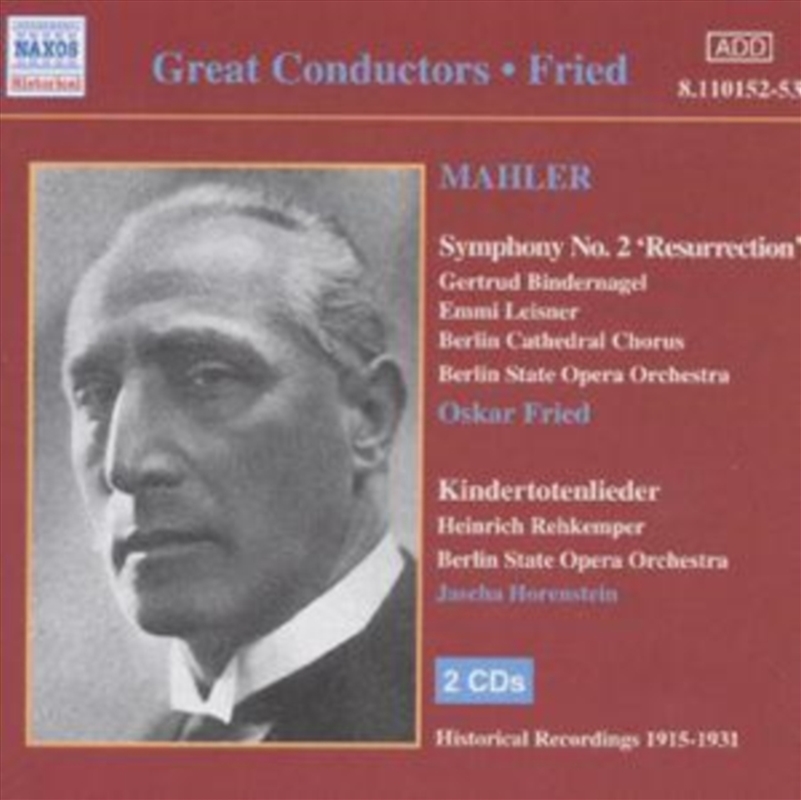 Mahler: Symphony No 2/Product Detail/Classical