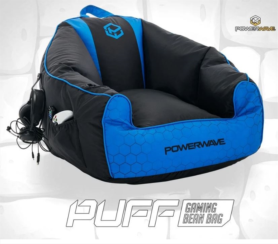 Powerwave Bean Bag Chair Puff Blue/Product Detail/Consoles & Accessories