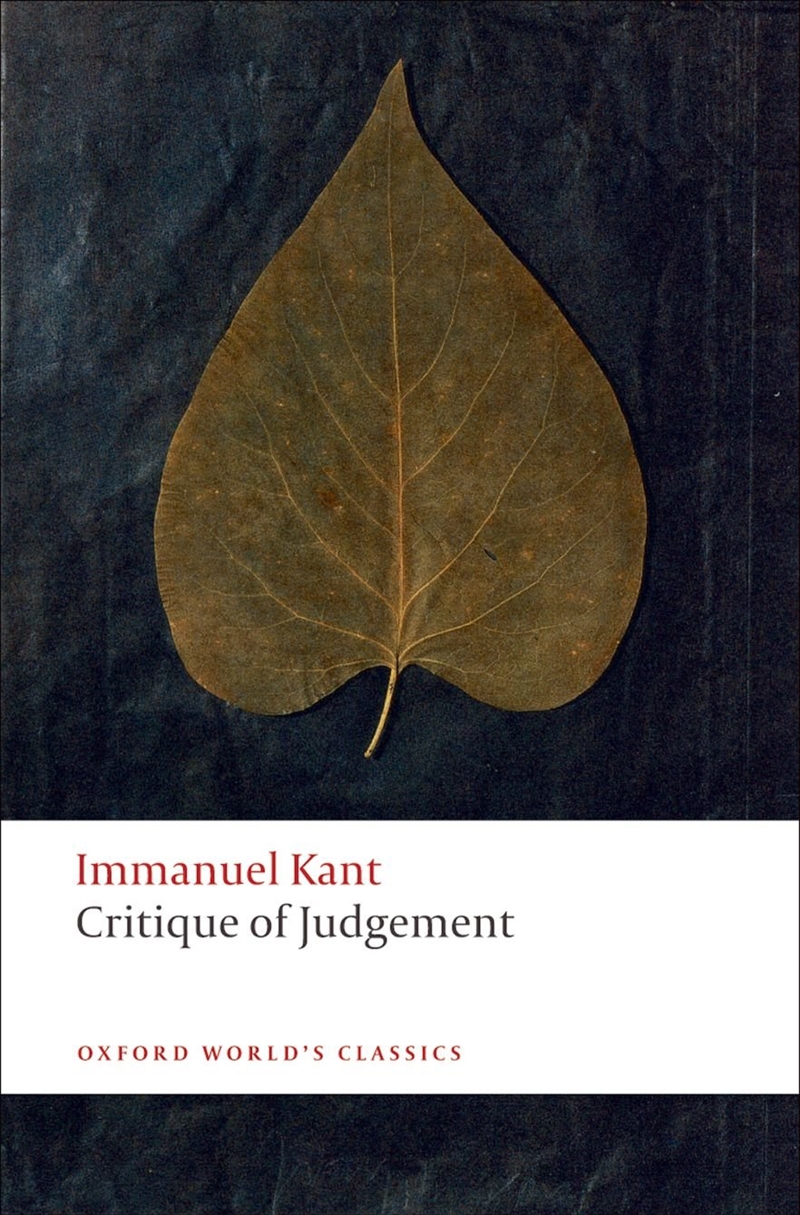 Critique Of Judgement/Product Detail/General Fiction Books