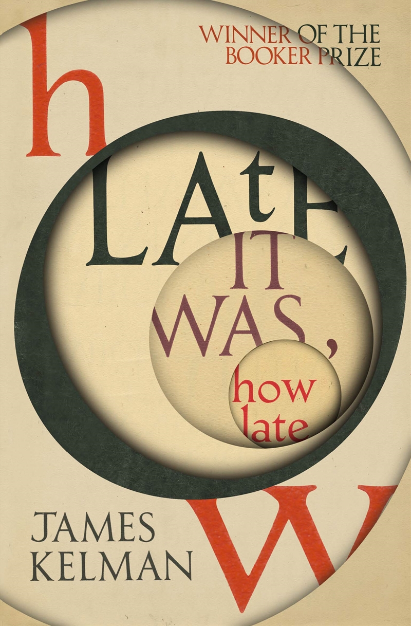 How Late It Was How Late/Product Detail/General Fiction Books