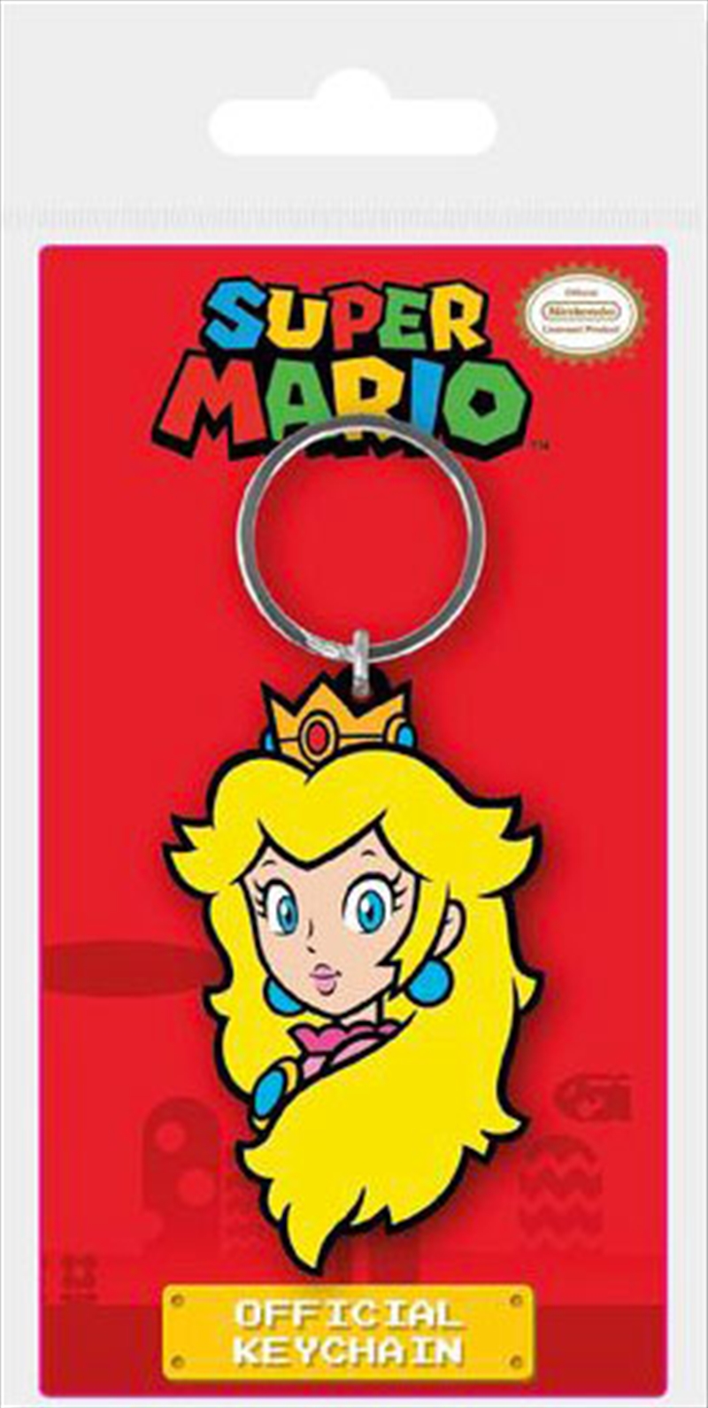 Super Mario - Princess Peach - PVC Keyring/Product Detail/Keyrings